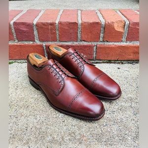 Beautiful Allen Edmonds Chili Colored Brown Derby Oxford Clarkston Shoes